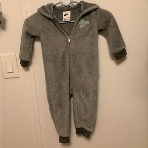 Nike Fuzzy Gray Kids Footie